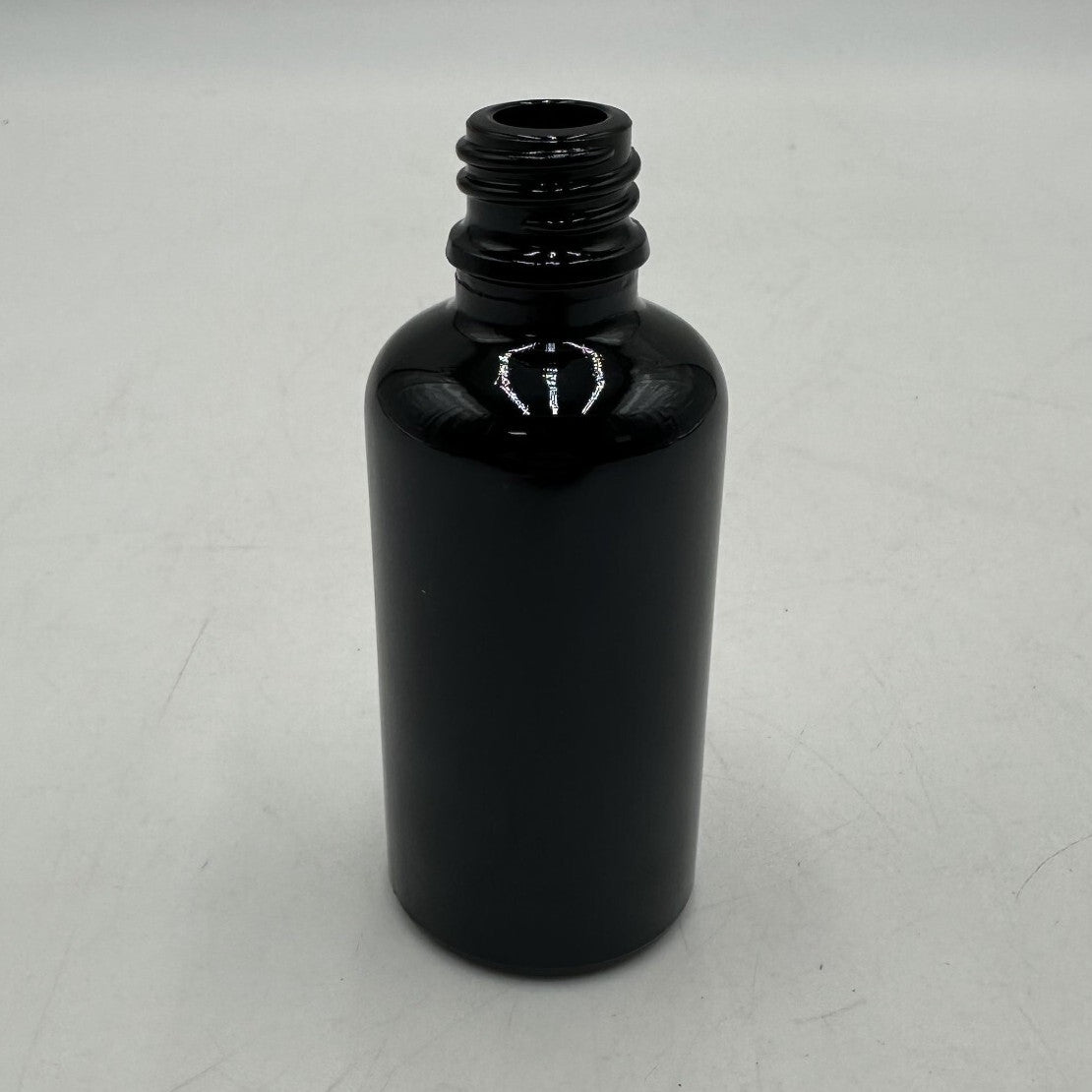50ml (1.69 fl. oz) Boston Round Black Dropper Bottles (Lot of 4,200+ bottles)