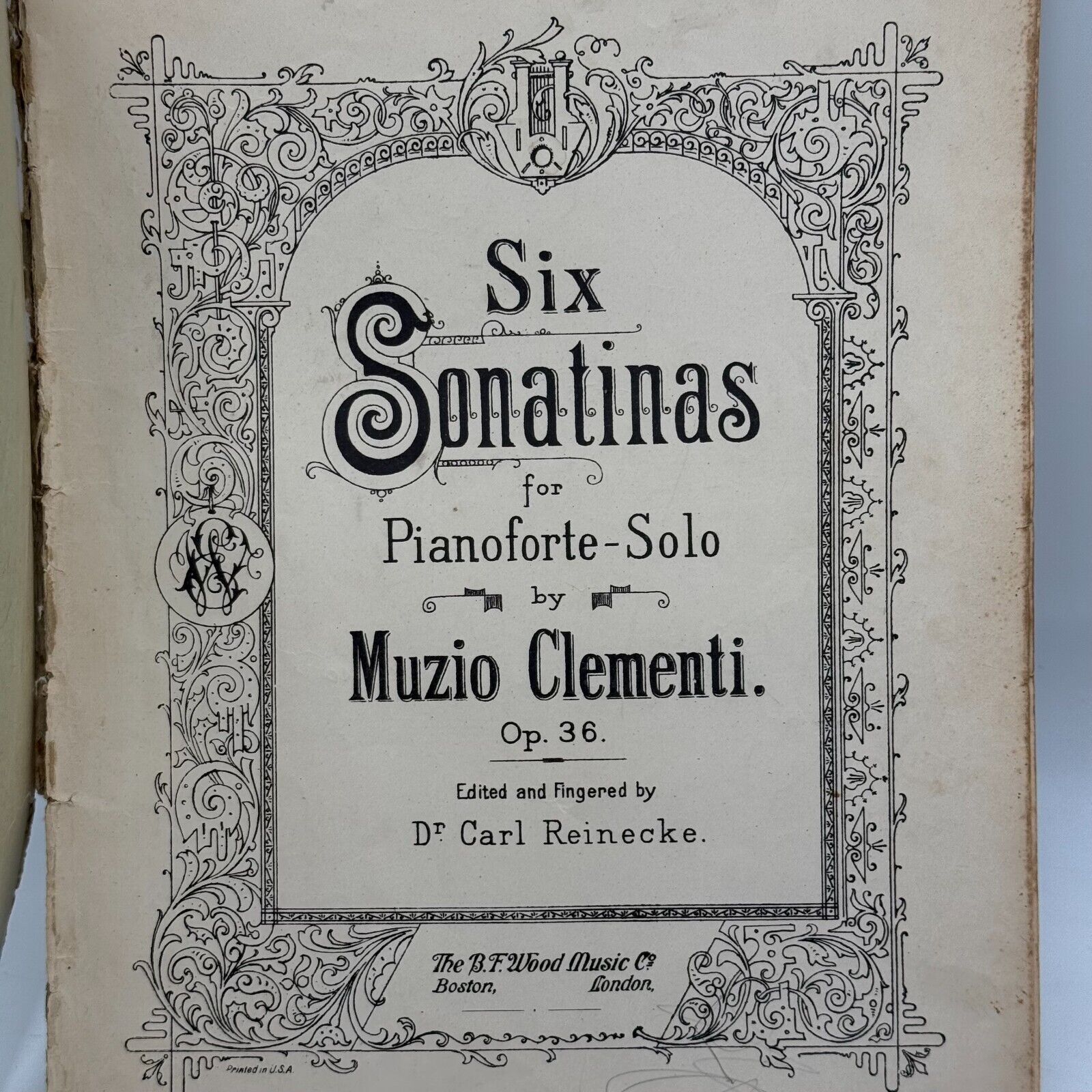 Lot of 5 Piano Sheet Music Books Theodore Presser Clementi Sonatinas Chopin