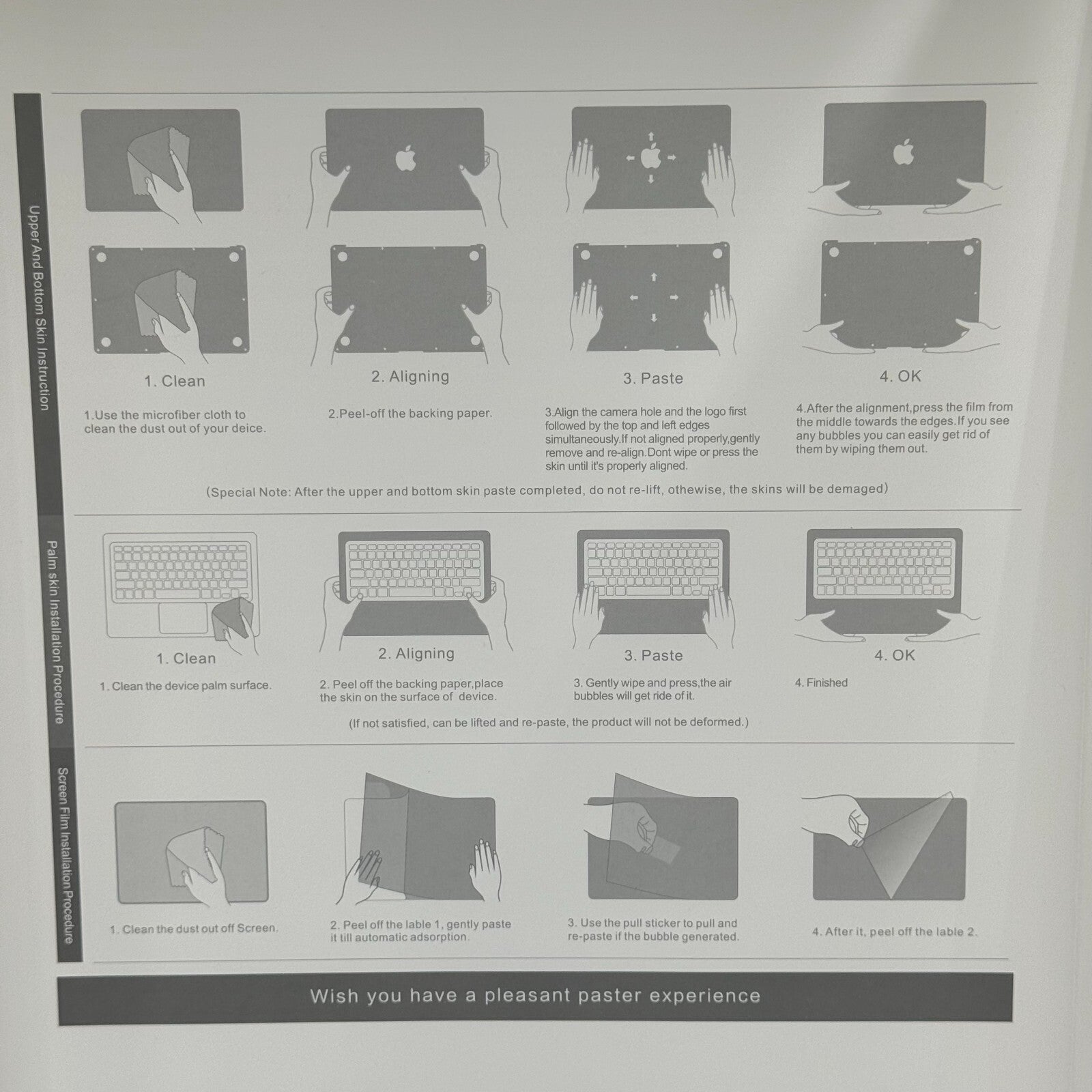 JRC Easy Style Macbook Pro 15.4in Space Gray Graphic Shell & Palm Skin Screen