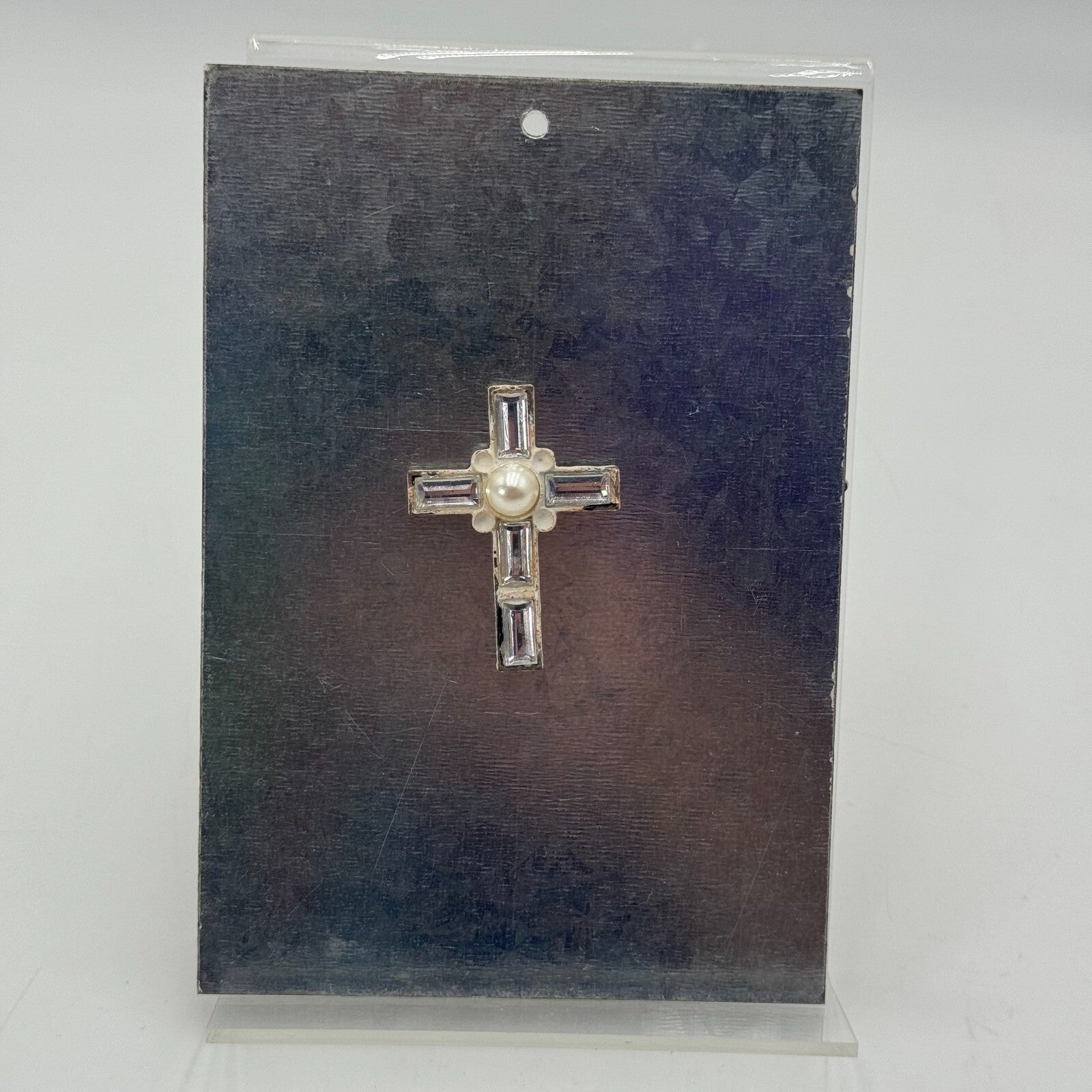 Heavens Way Lot of 7 Pearl Cross Magnets With Varying Styles Christian Decor NEW