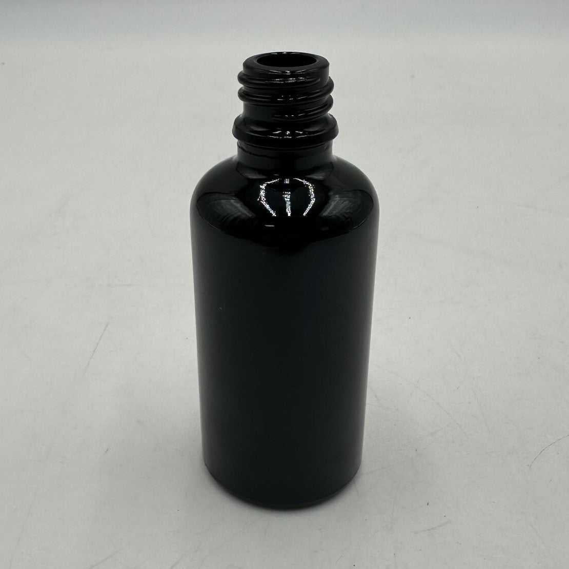 50ml (1.69 fl. oz) Boston Round Black Dropper Bottles (Lot of 4,200+ bottles)