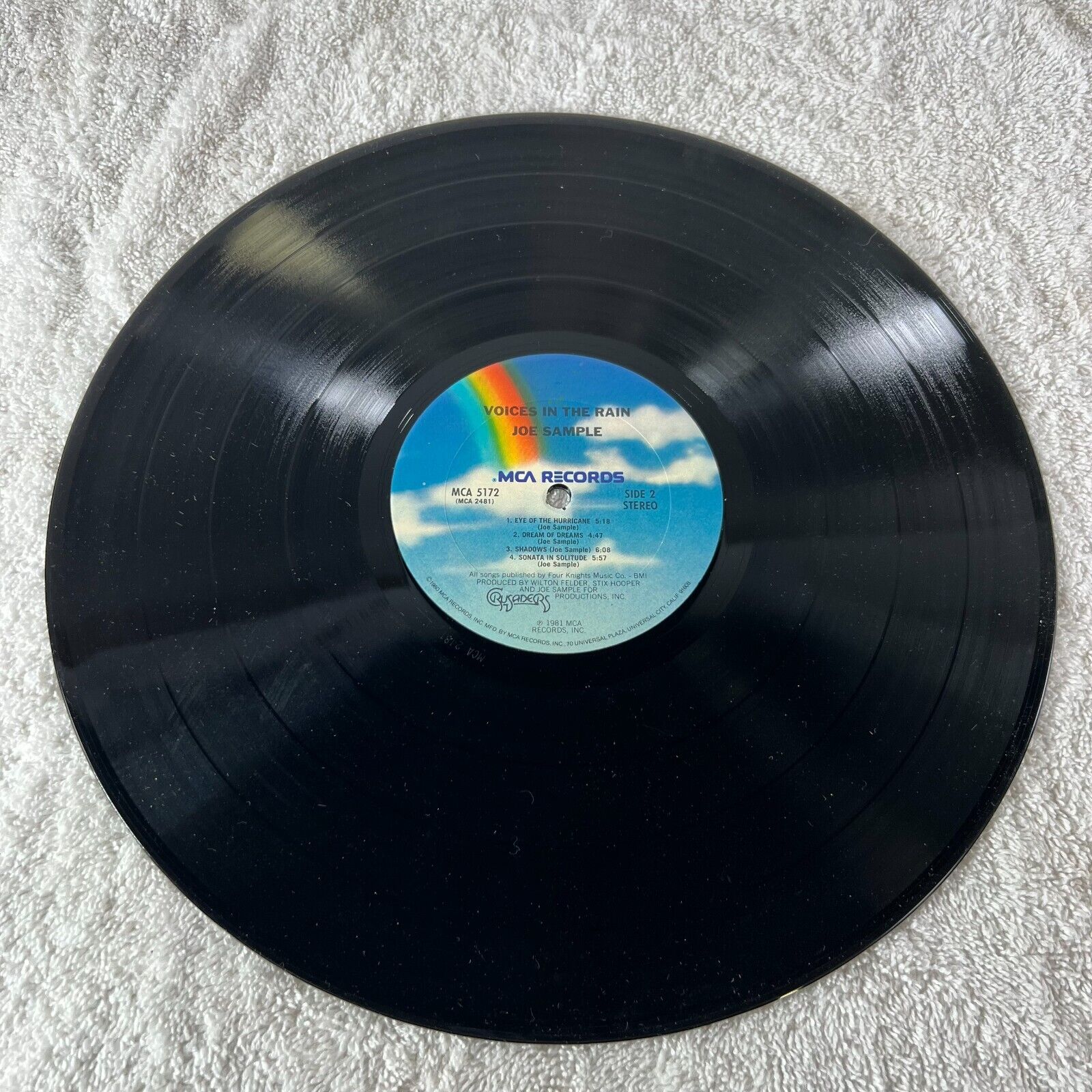 JOE SAMPLE Voices In The Rain Gatefold New Vinyl LP 1981 MCA-5172 l
