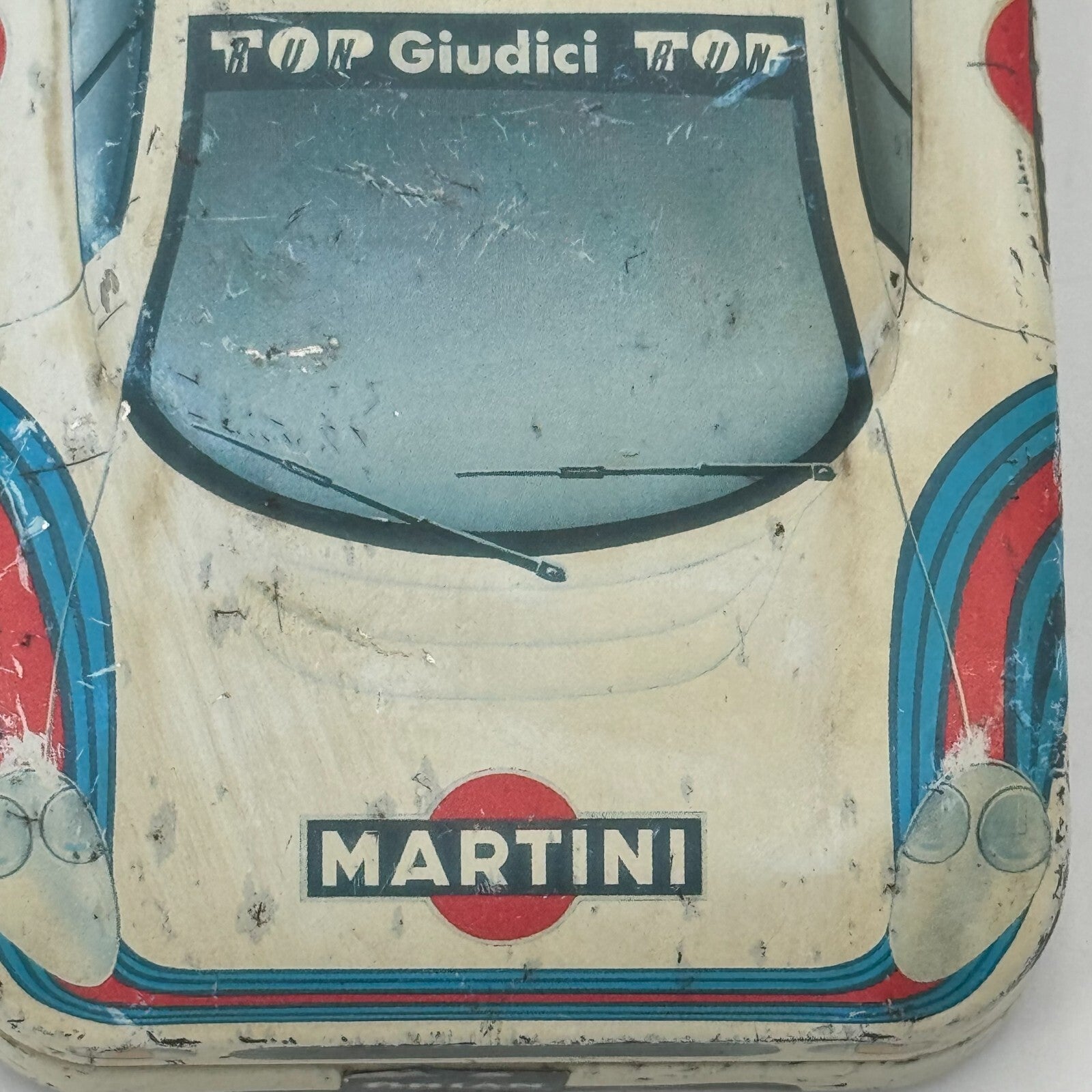 Rare Martini Racing Jaguar XJ220 Tin Pencil Case Tinplate Products circa 1995