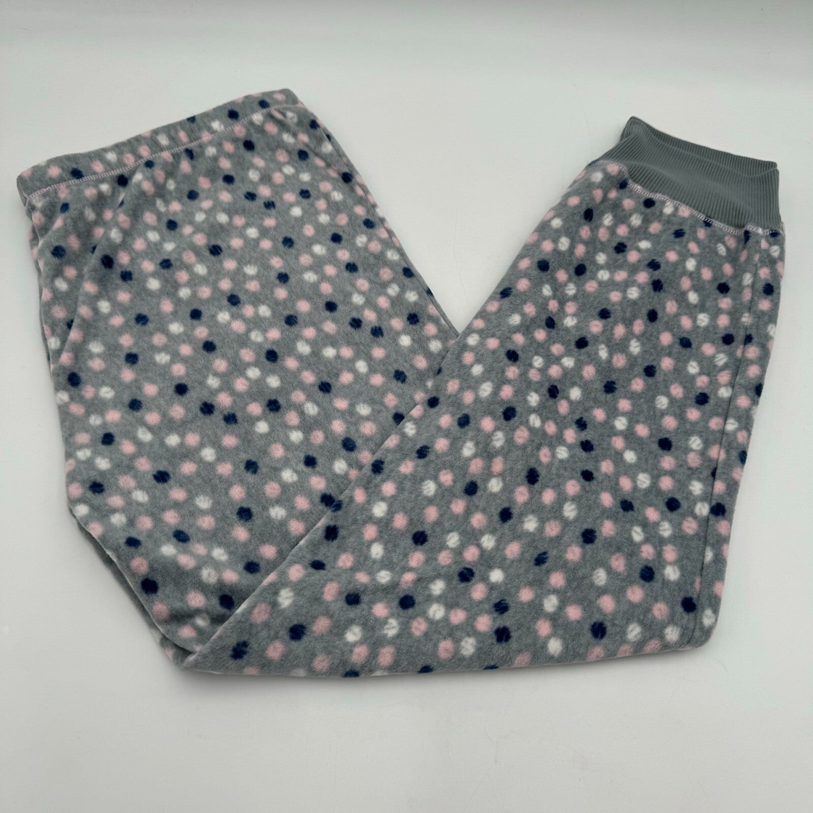 Jaclyn Intimates Womens Multicolor Polka Dot Pajama Set Gray Size XL NWT
