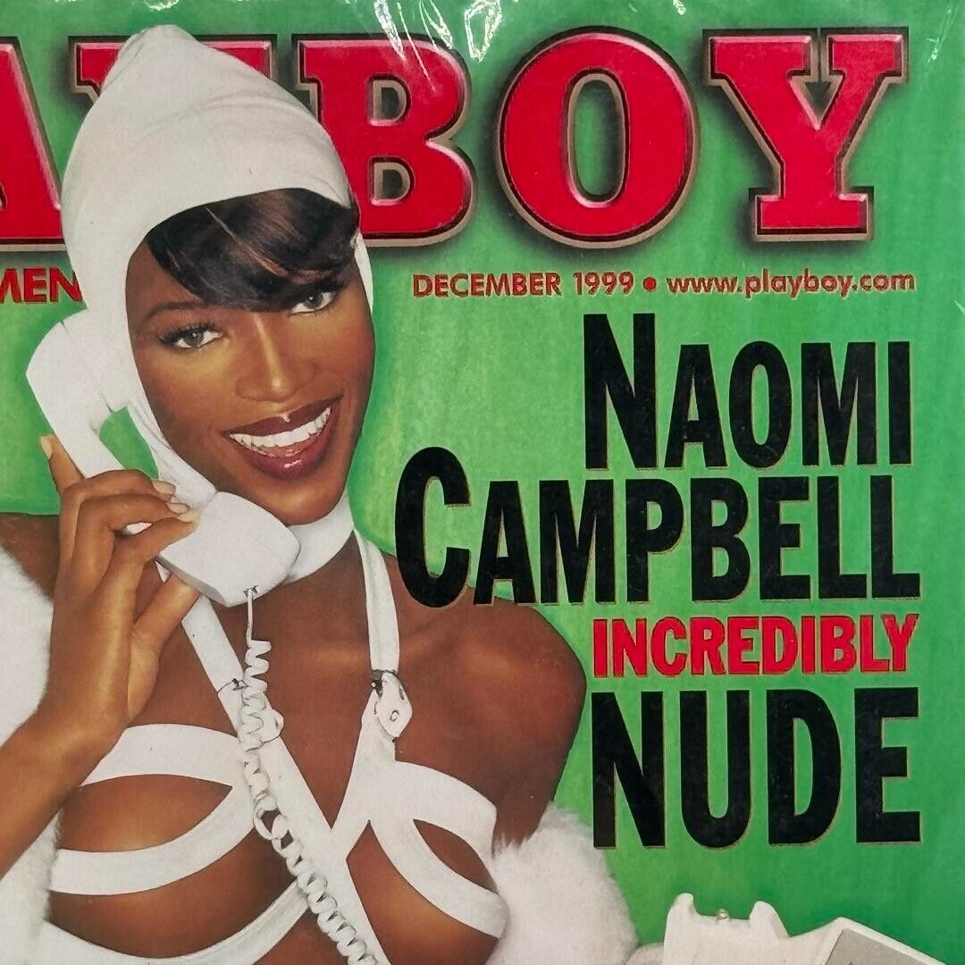 Playboy Iconic Naomi Campbell Playmate 1999 Gala Christmas New Sealed Rare