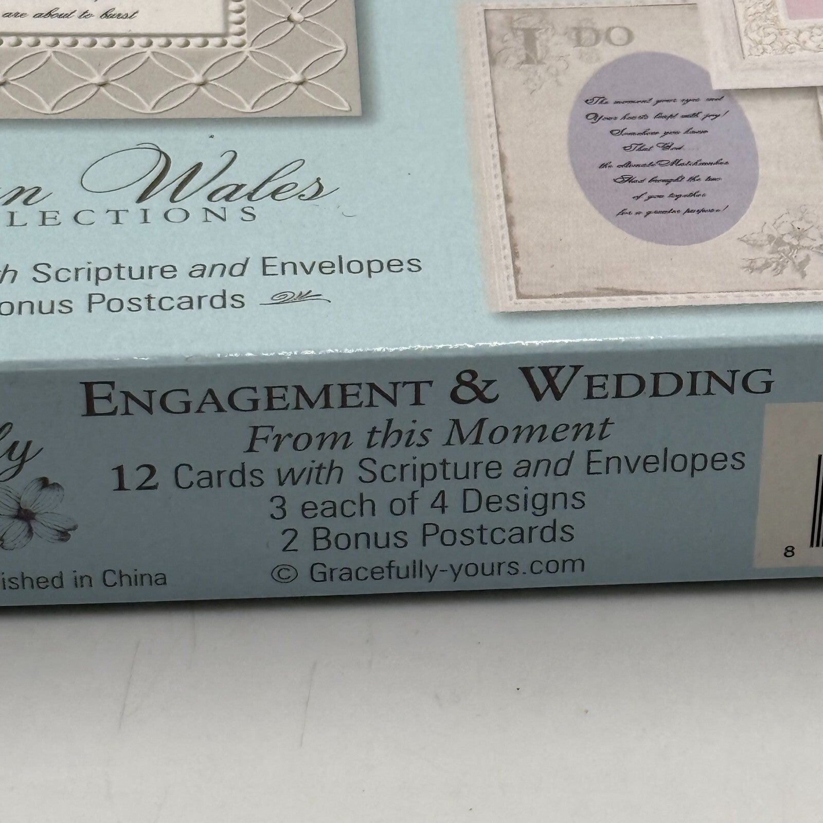 12 Engagement & Wedding Card & Envelope Scripture Post Cards Susan Wales