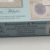 12 Engagement & Wedding Card & Envelope Scripture Post Cards Susan Wales