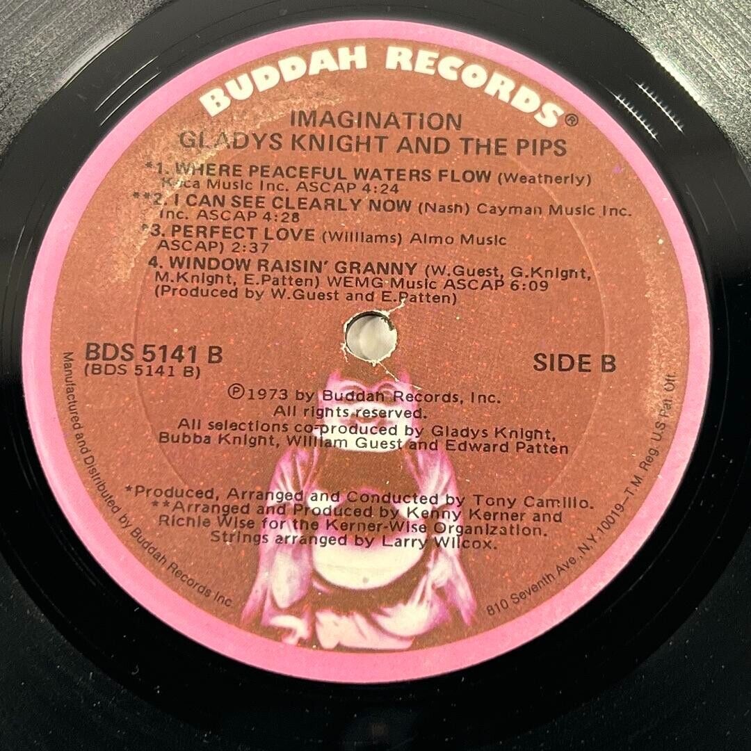 Gladys Knight & The Pips – Imagination Vinyl LP 1973 Buddah Records – BDS 5141