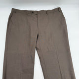 Calvin Klein Performance Dress Pants Suit Slacks Brown Men’s Size 42W x 30L US