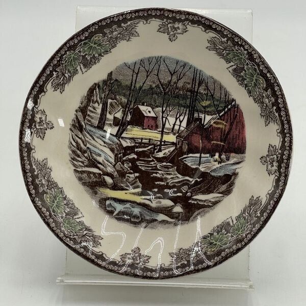 Vintage JOHNSON BROS FRIENDLY VILLAGE 5.5" Dessert PLATE