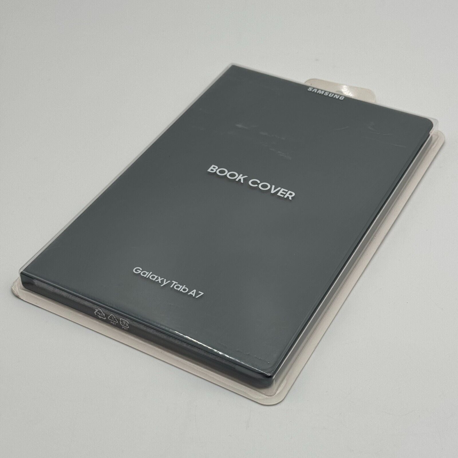 Genuine OEM Samsung Galaxy Tab A7 Book Cover Gray Folio Case Stand