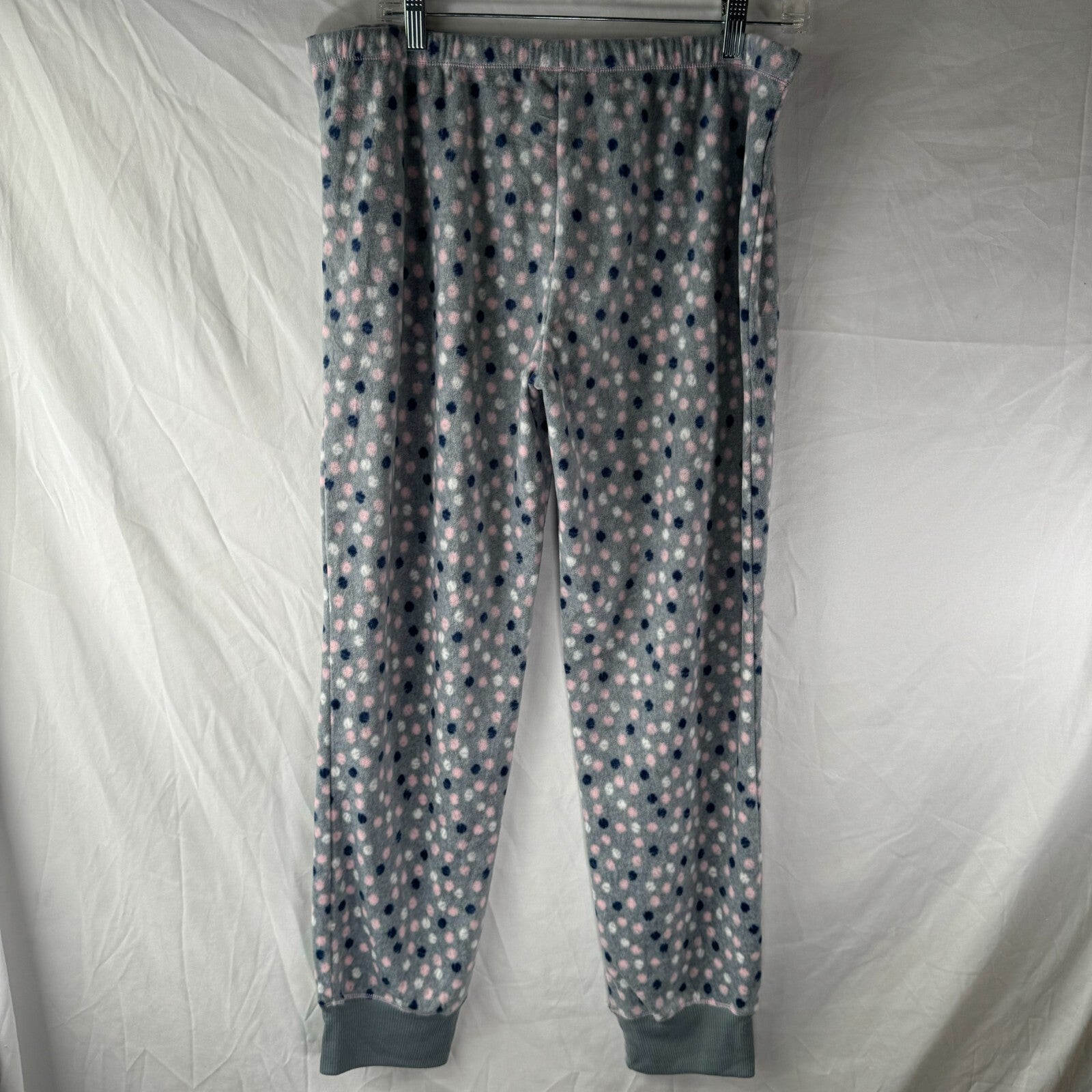 Jaclyn Intimates Womens Multicolor Polka Dot Pajama Set Gray Size XL NWT
