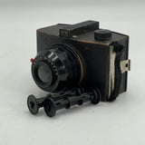 Ansco Pioneer 620 Vintage Roll Film Box Curved Film Plane Simple Metal Camera