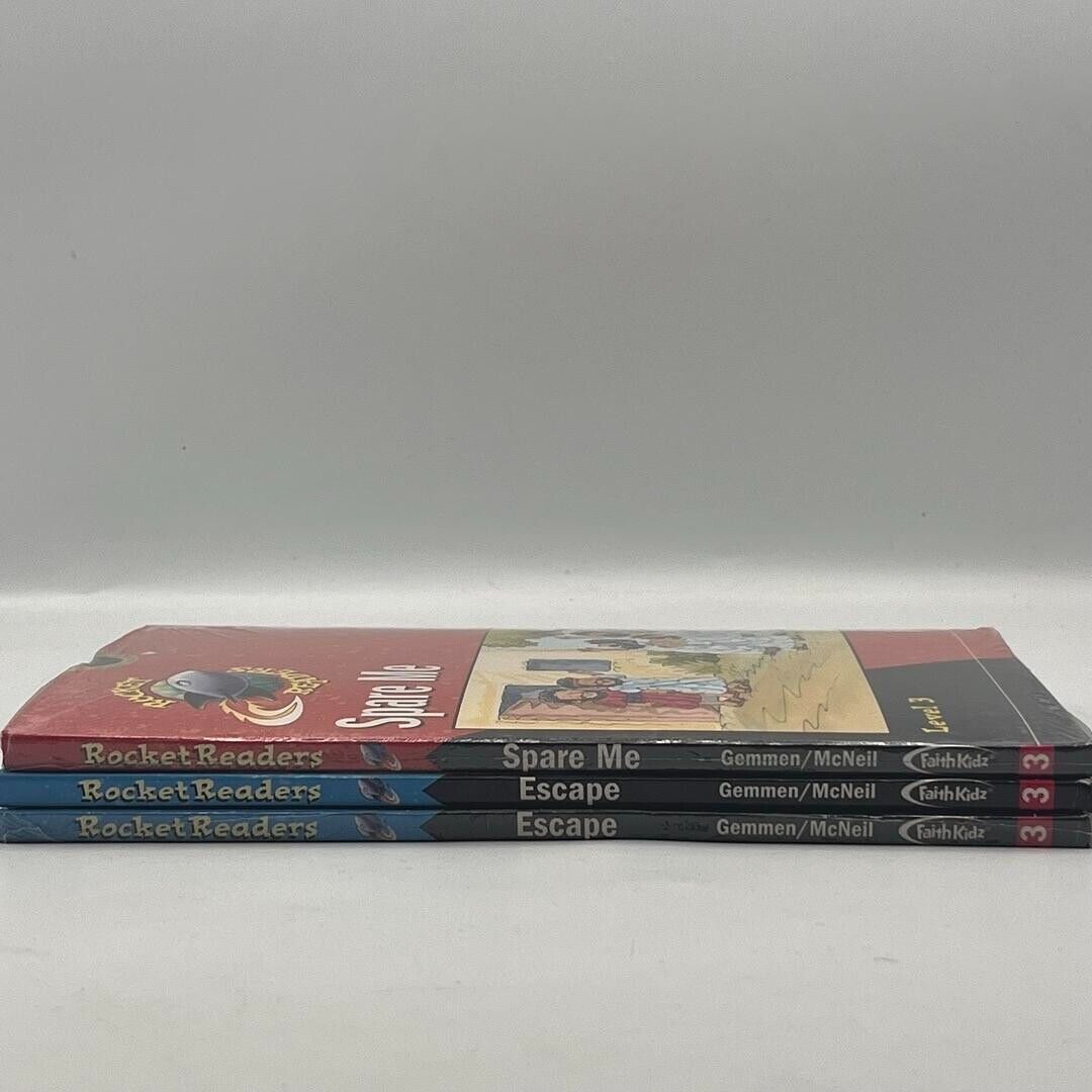 Rocket Readers Lot of 3 Books - Escape & Spare Me PB