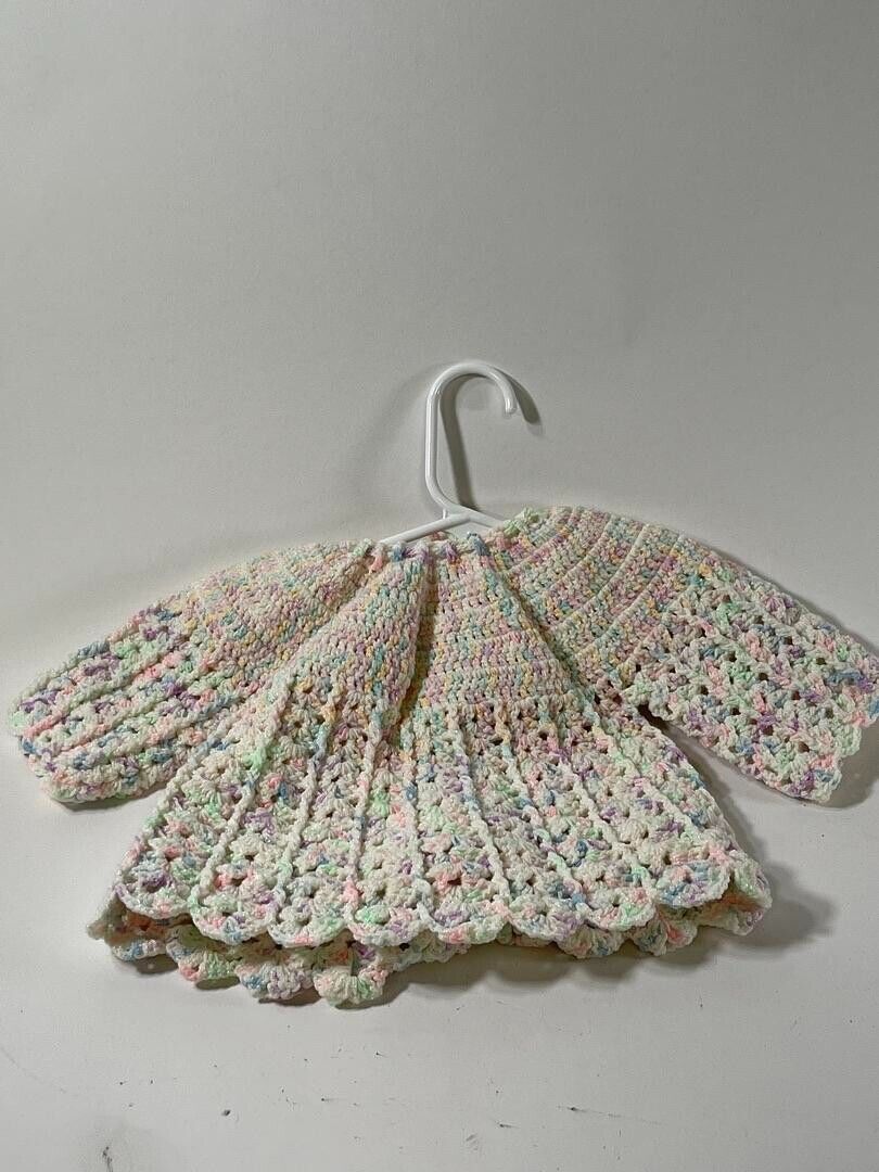 Beautiful Knitted Baby Girls Sweater - Size Unknown Unbranded