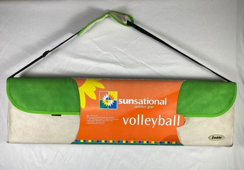 Franklin Sensational Summer Gear  Volleyball Set - Net, Pump, Poles & Scoreboard