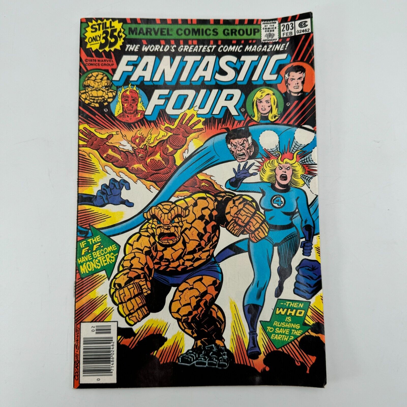 Lot of 4 Fantastic Four Vintage Marvel Comics Issues 83 203 204 205 Magneto
