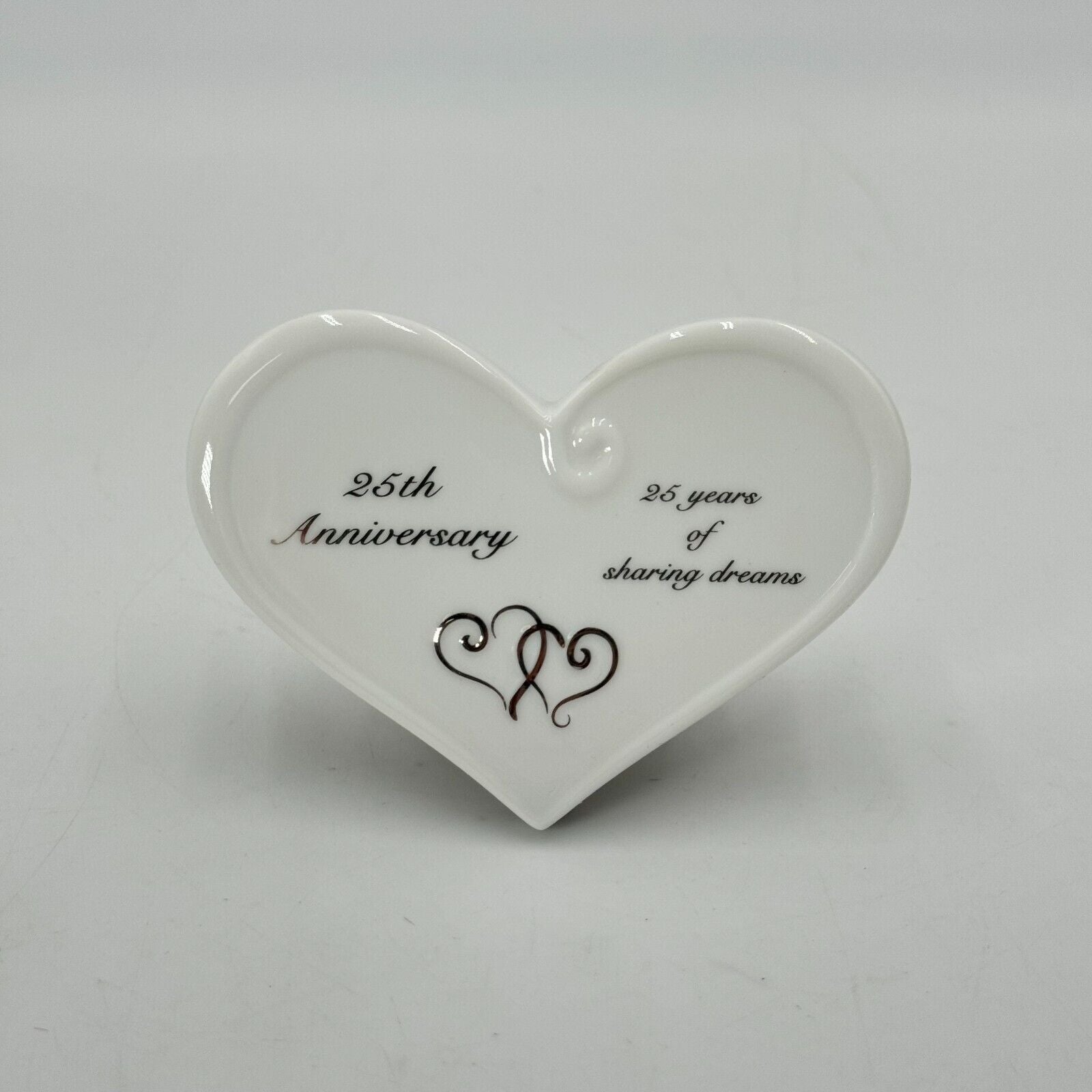 25 Years Silver Anniversary Celebration Gift Set Decor Cards Cross Heart New