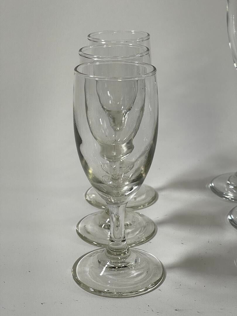 Lot of 8 Assorted Drinking Glasses - Antique Style Glasses - Beautiful