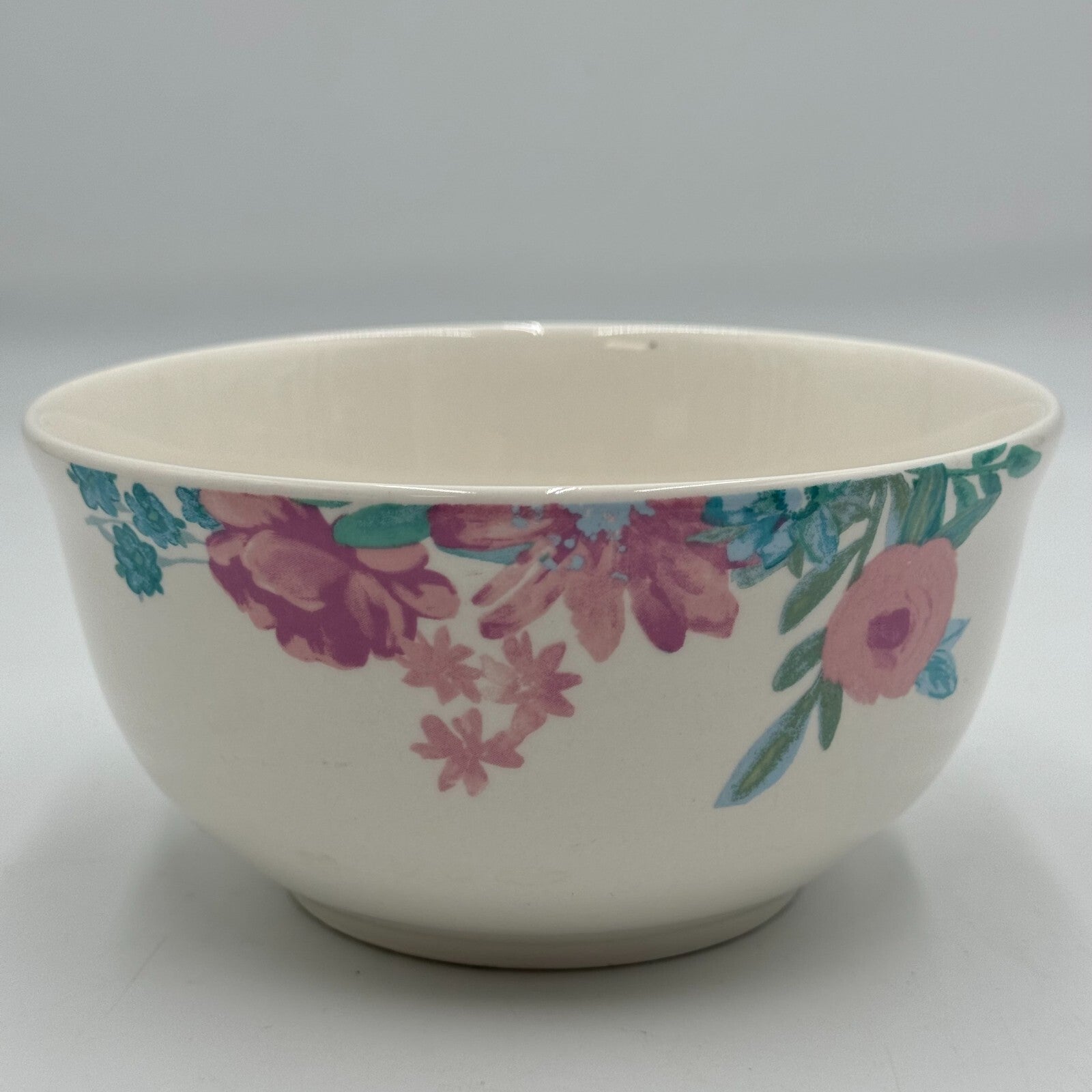 Vintage Royal Norfolk 6" Soup Cereal Bowl Spring Floral Replacement Greenbrier