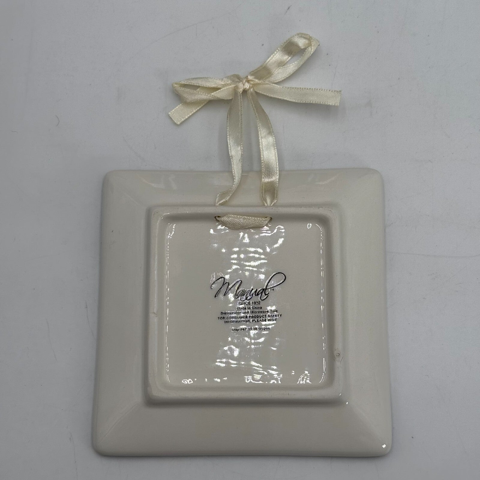 Manual Set of 4 High Quality Ceramic Decorative Square Hanging Plates
