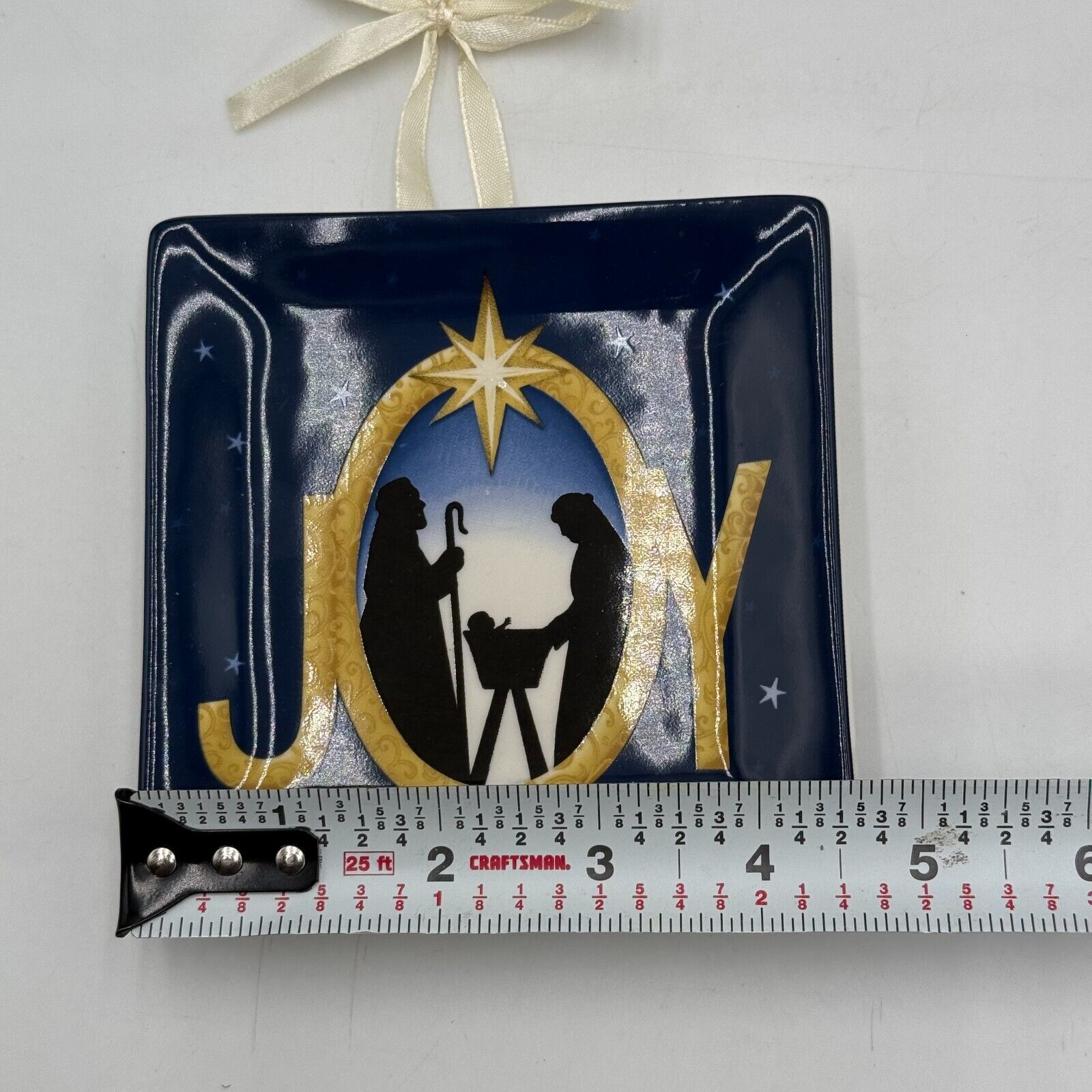 Manual Set of 4 High Quality Ceramic Decorative Square Hanging Plates