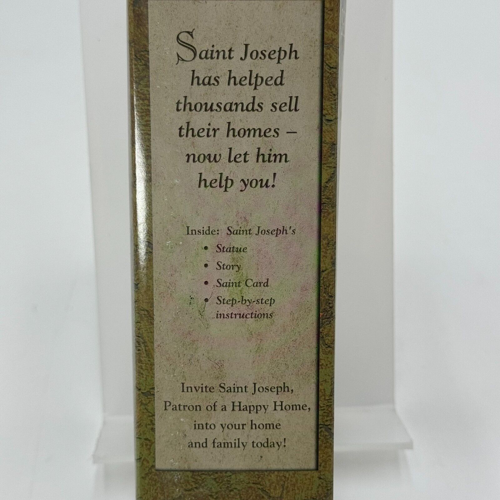 Saint Joseph Home Seller by Christian Brands 5” Wood Figurine