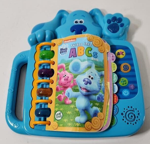 LeapFrog Nickelodeon Blue's Clues and You! SKIDOO Into ABCs Book for Kids BLUE