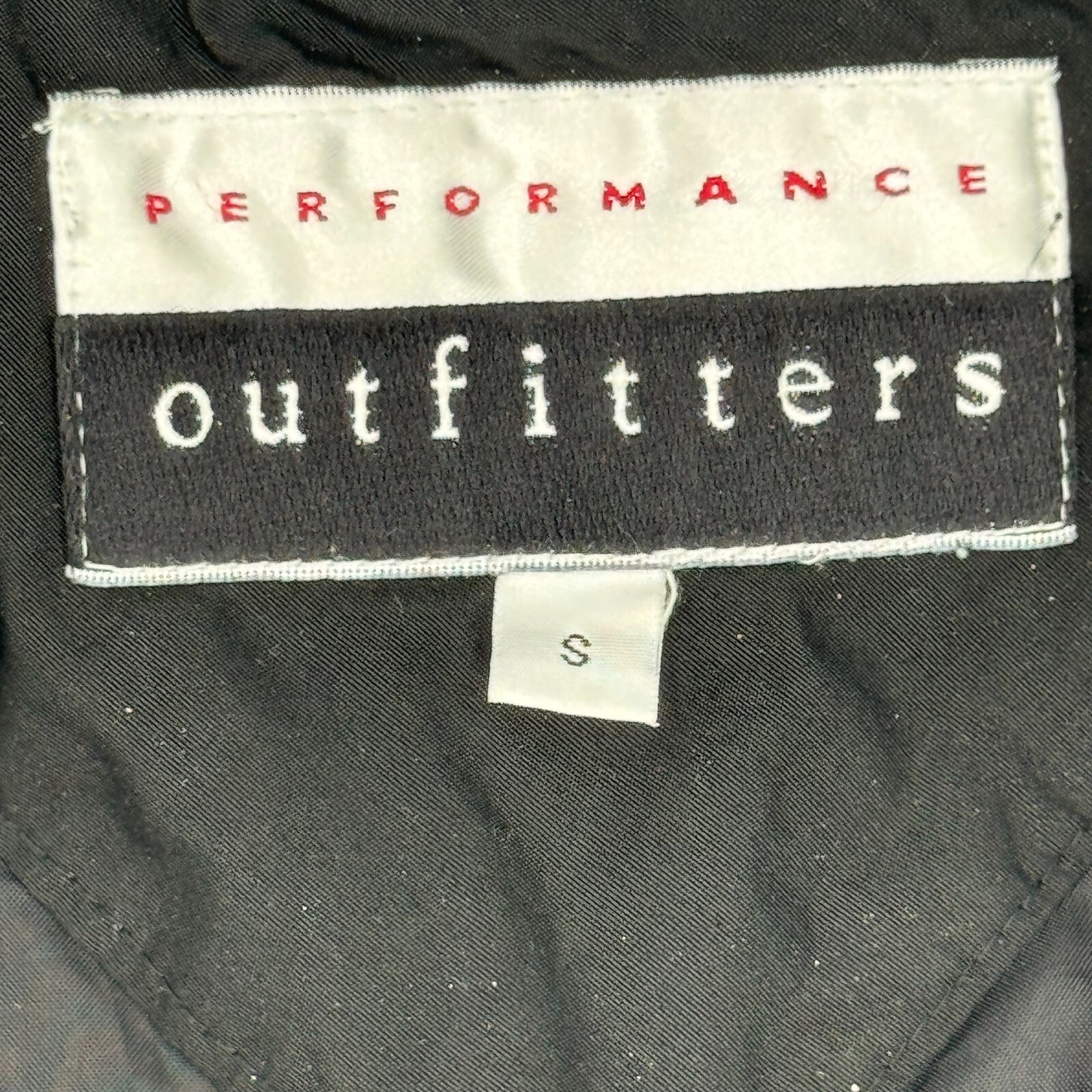 Performance Outfitters Winter Coat Warm Insulated Liner Green Black Adult Size S