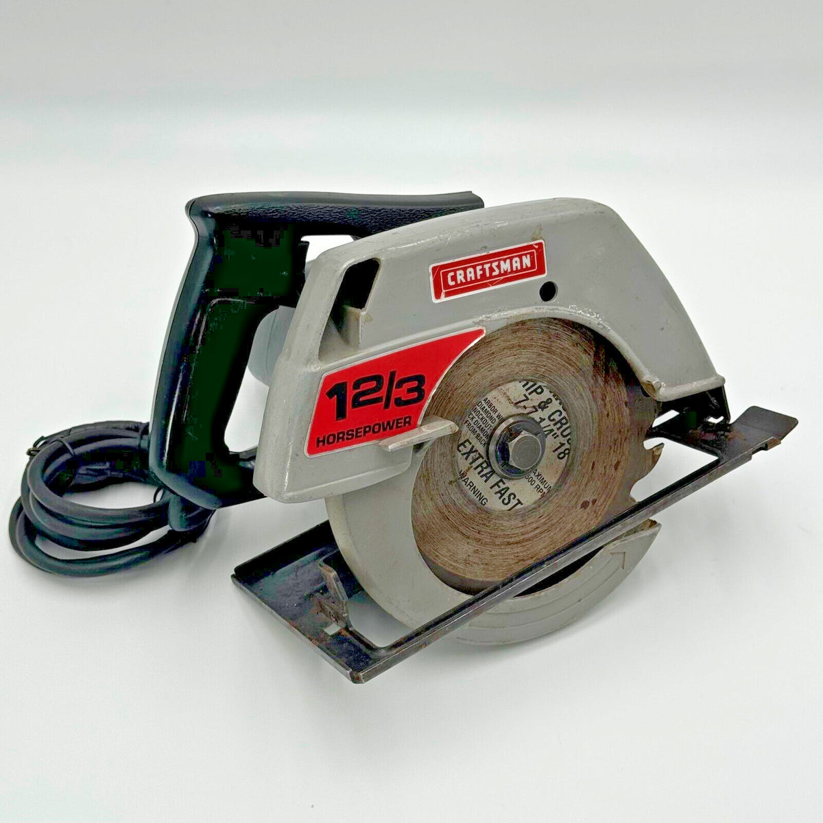 Craftsman 7” Circular Saw 1-2/3 HP &  Blade Vintage Model Number 315.10821