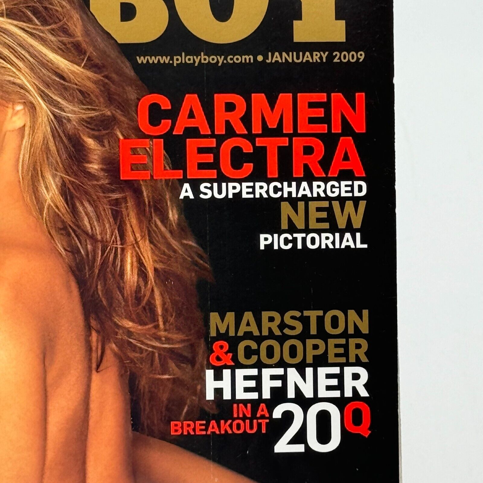 Playboy Magazine January 2009 Carmen Electra 55th Anniversary Edition  Issue