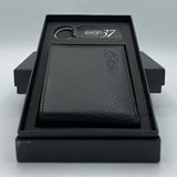 evan37 Black Bifold Wallet With KeyChain