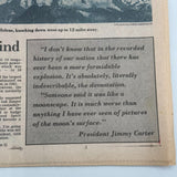 Spokesman Review Mount St. Helens Volcano Erupts! Collector Issue Newspaper 1980