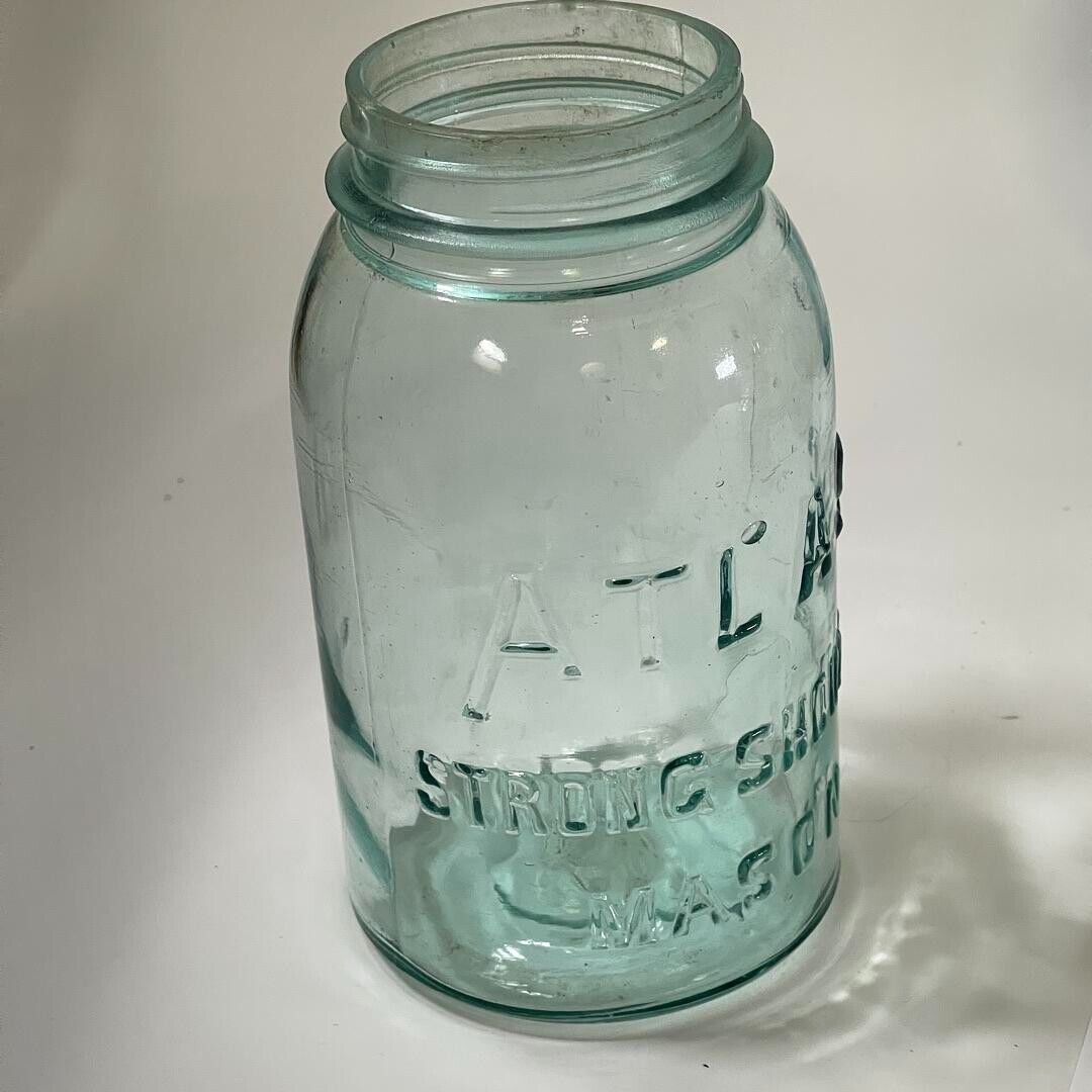 Vintage Lot of 8  Assorted Brands & Glass Mason Jars Decor Storage Organizer