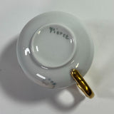Vintage Victorian Era Japanese Hand Painted Pierce Teacup