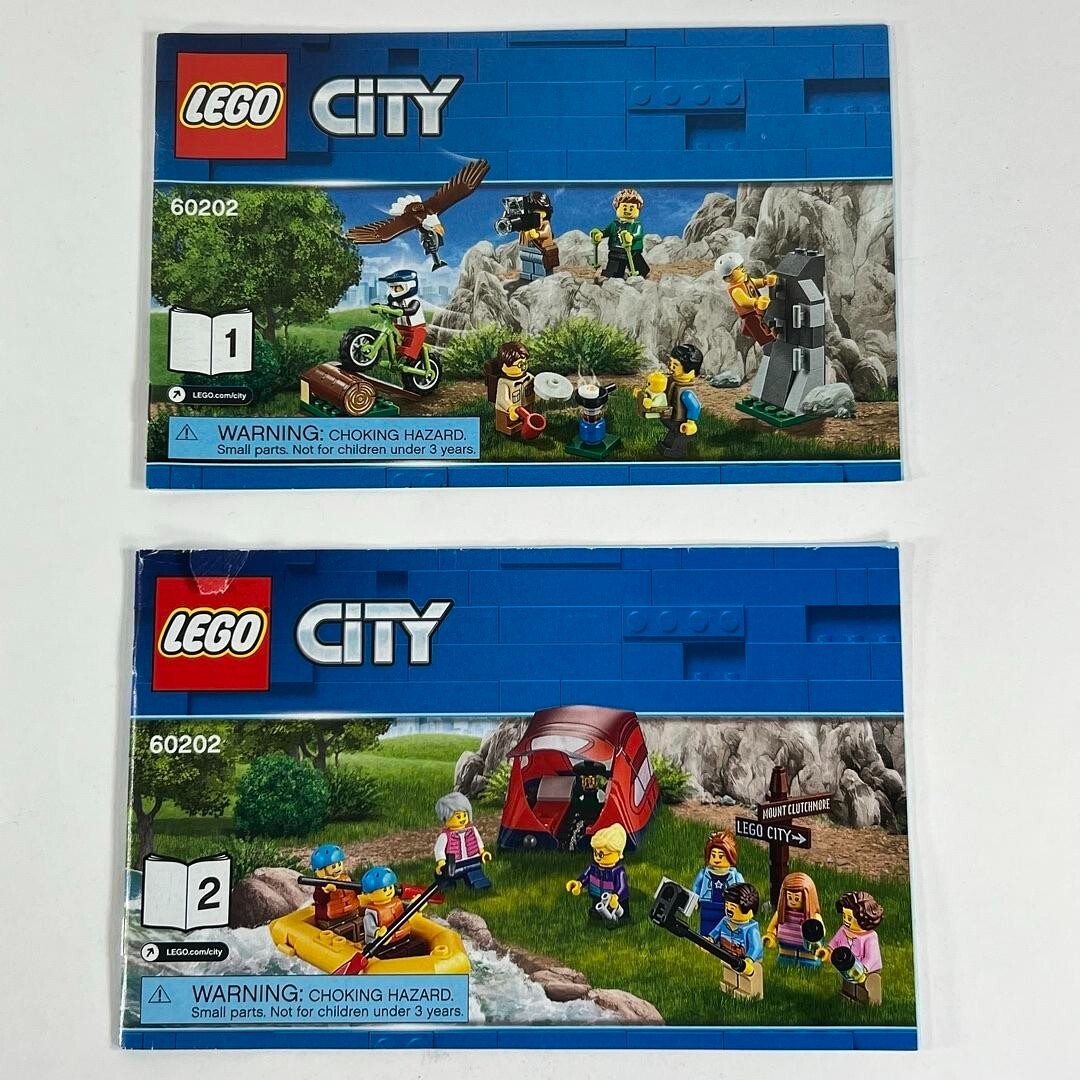 Lego City 60202 Outdoor Adventures 2 Book Set Instructions Only