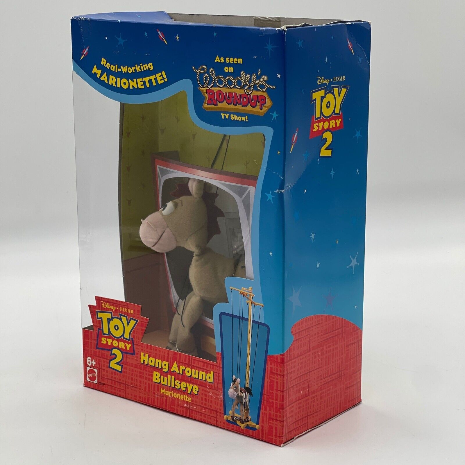 Disney Toy Story 2 HANG AROUND WOODY and BULLSEYE Marionette NOB by Mattel 1999