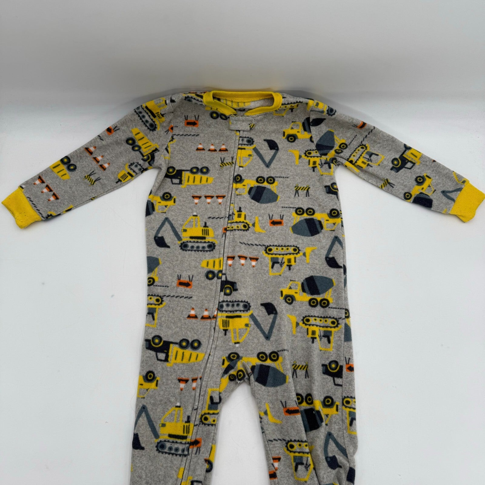 Lot of 3 Kids Sports-Themed Sleepwear Zip Up One piece & Robe Size 3T