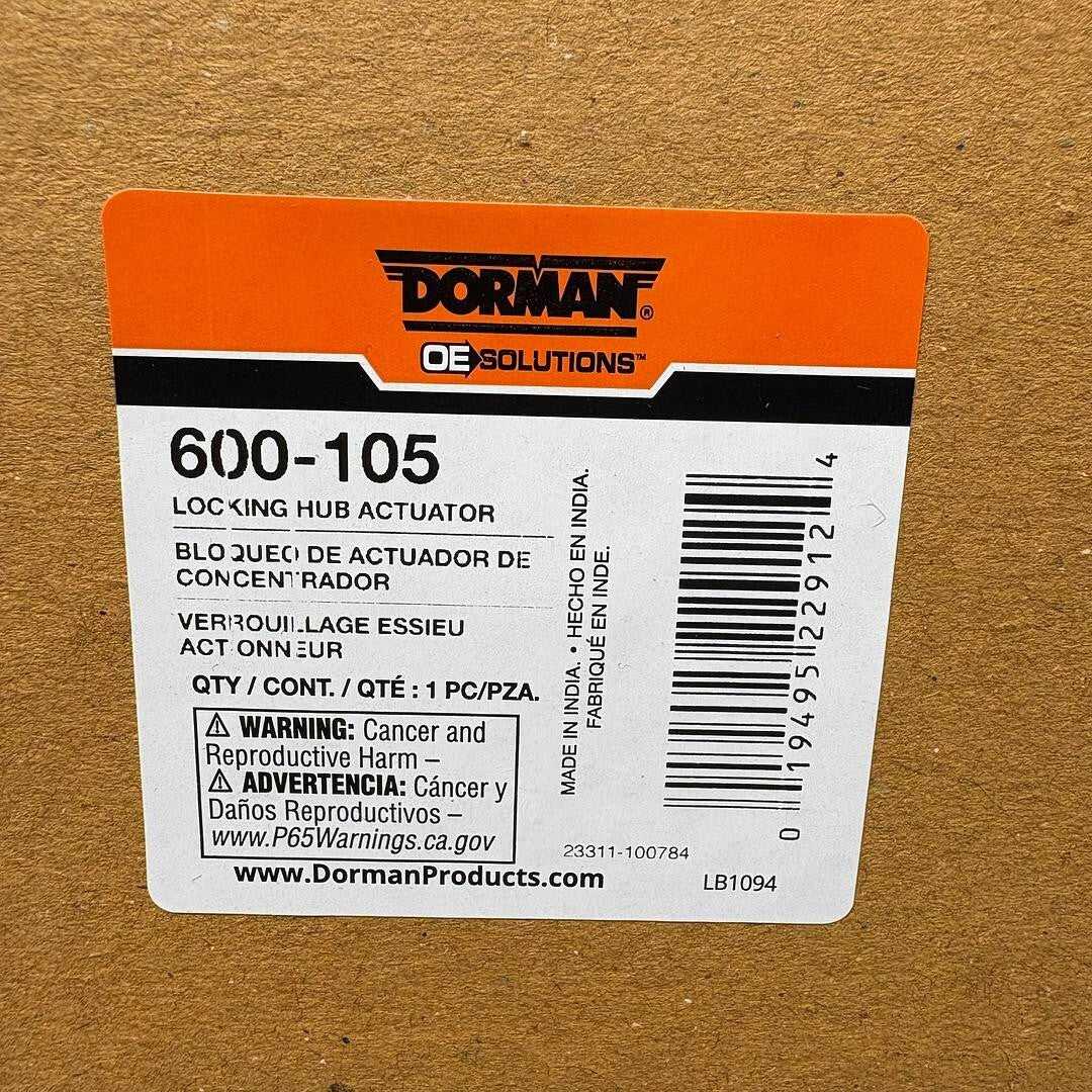 Dorman 600-105 Locking Hub Actuator