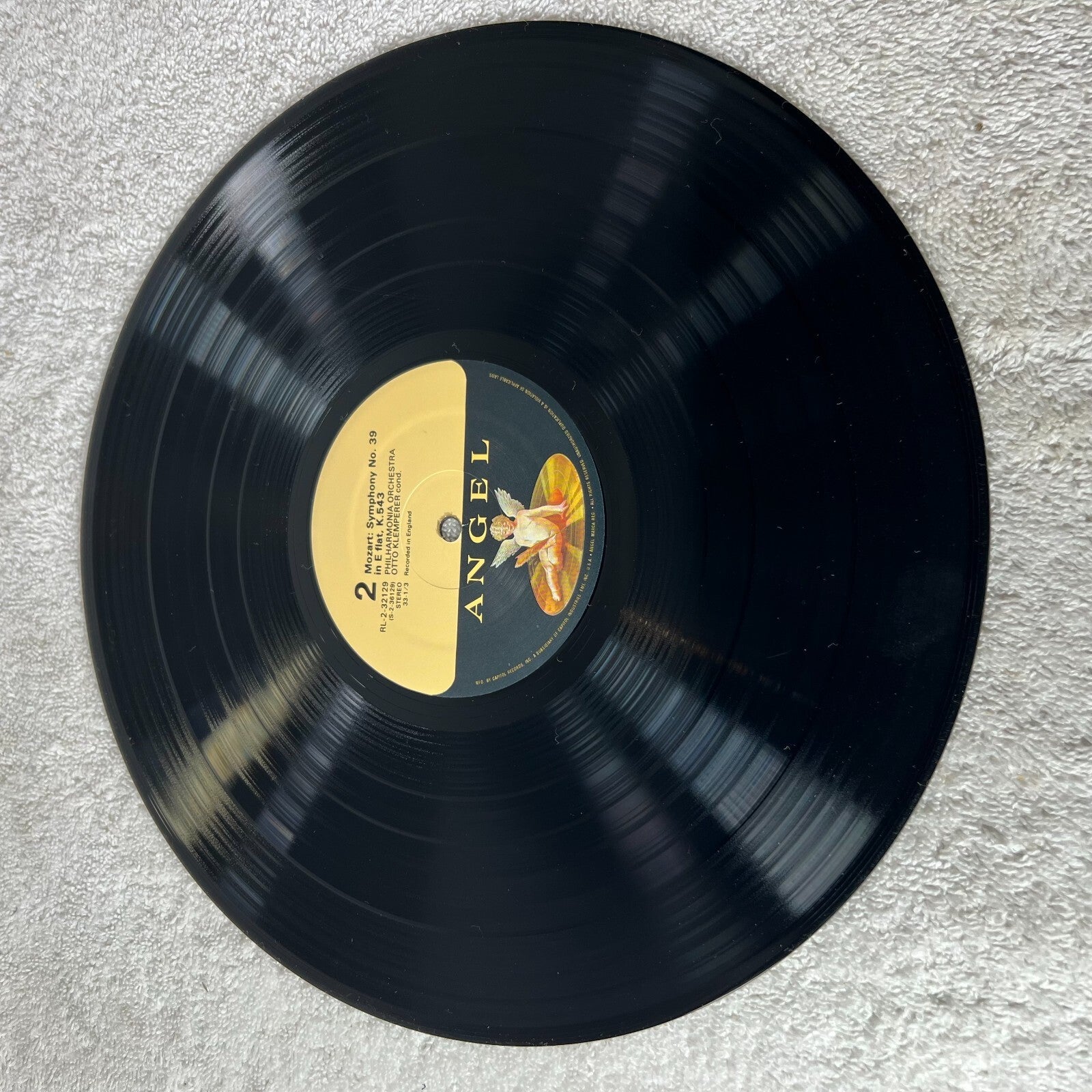 MOZART – Symphonies No. 38 In D, "Prague" / No. 39 In E Flat Vinyl LP US 1965