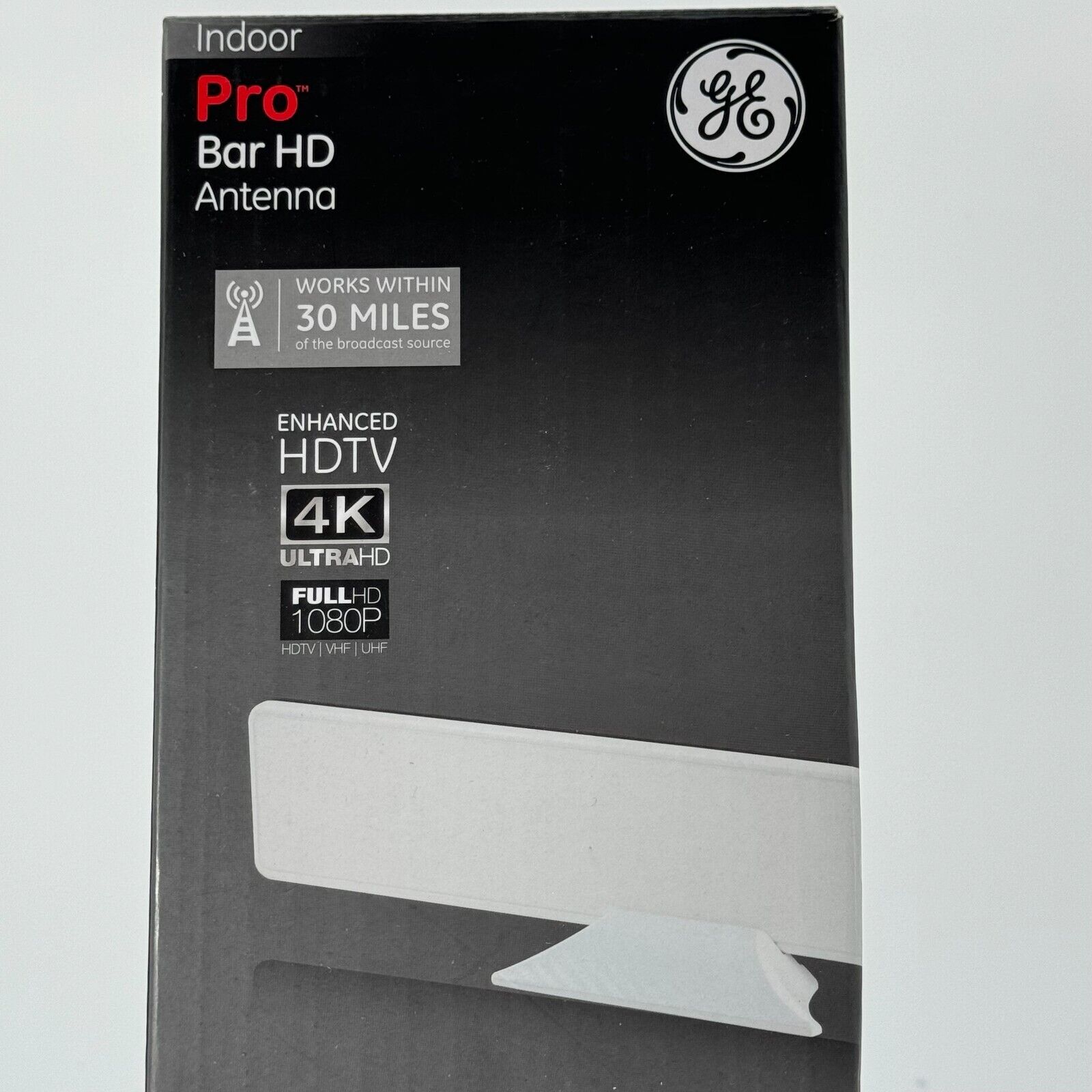 General Electric Indoor Pro Bar 30 Mile HD Antenna HDTV 4K Ultra HD 1080P - New