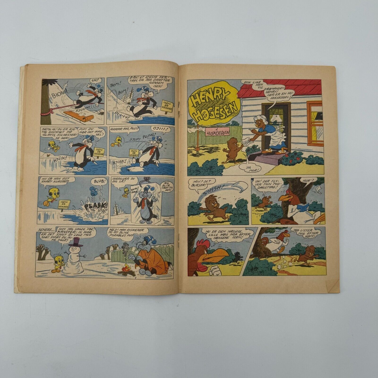 Danish 1960 DAFFY Comic 3 & 6 Sylvester Tweety Bugs Bunny Coyote Roadrunner