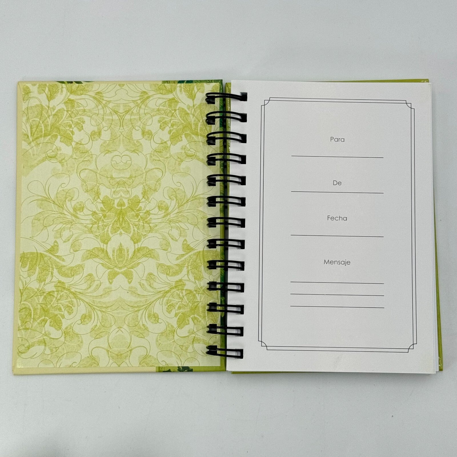 Christian Art Gifts 5x7 Spanish Notepad Journal Notebook Blank Notes Trees New