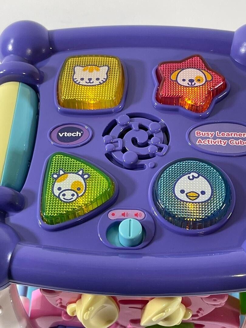 VTech Busy Learners Activity Cube Interactive Toy with Engaging Sound - WORKING