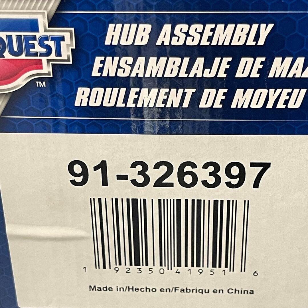 CARQUEST 91-326397 Wheel Bearing Assembly, For Some 08-18 Audi Apps