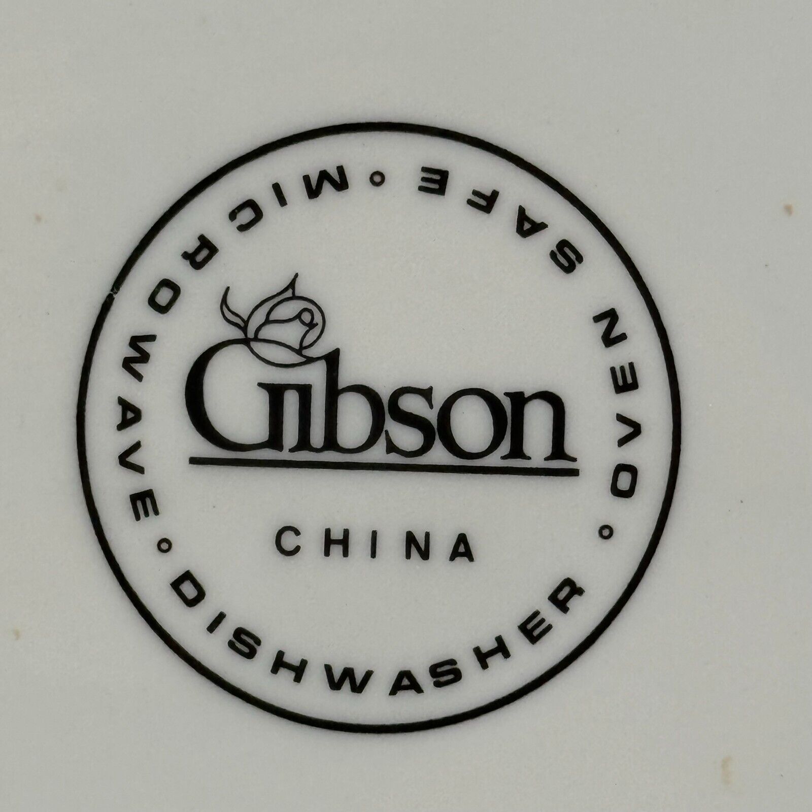 Gibson Floral Design 10in Dinner Plate - Microwaveable, Dishwasher & Oven Safe