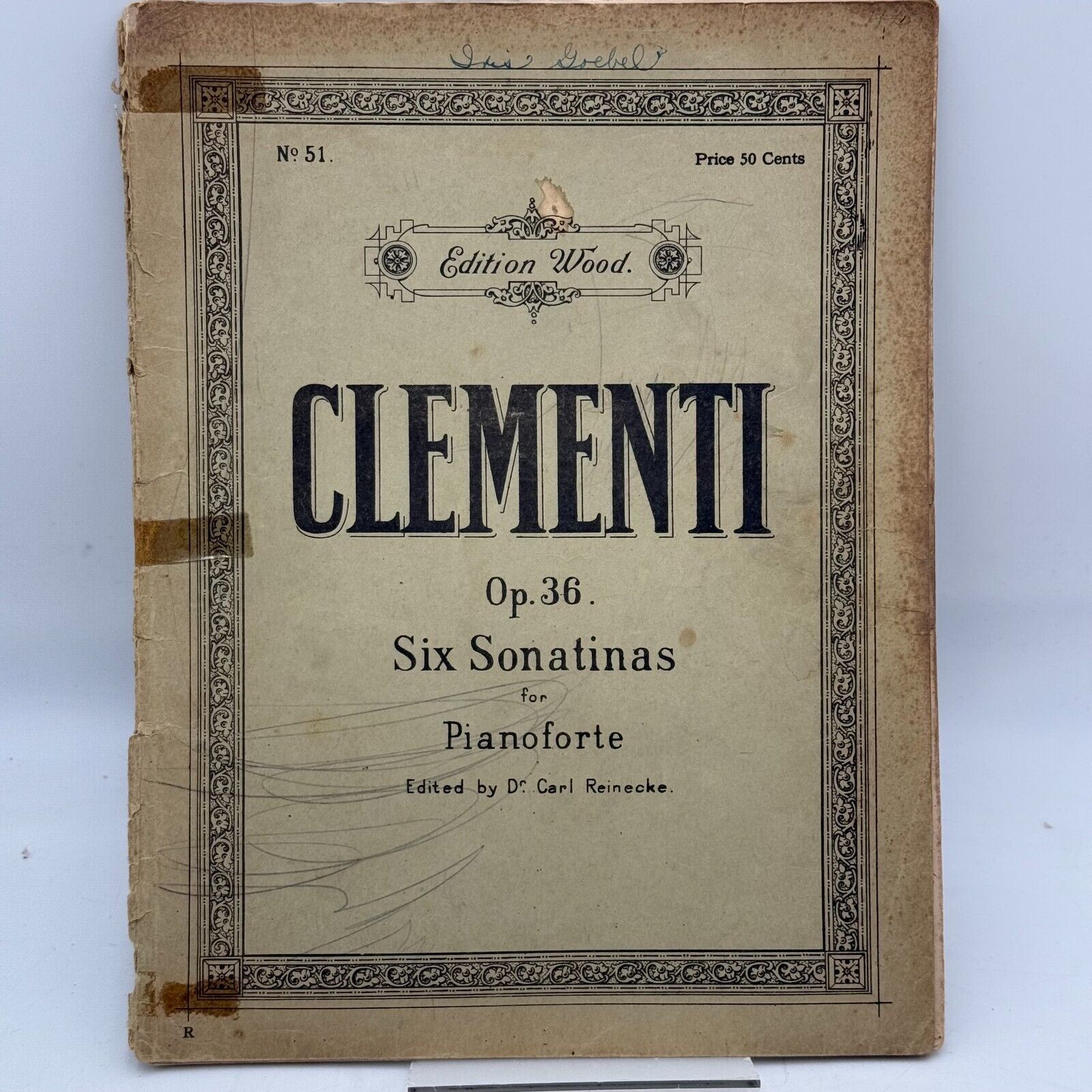 Lot of 5 Piano Sheet Music Books Theodore Presser Clementi Sonatinas Chopin