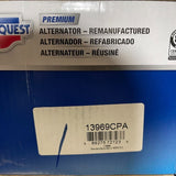 CarQuest Premium Reman Alternator 13969CPA NIB