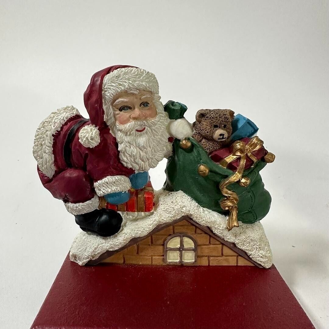 Trim a Home Santa Stocking Holder Set of 2 Holiday Decor