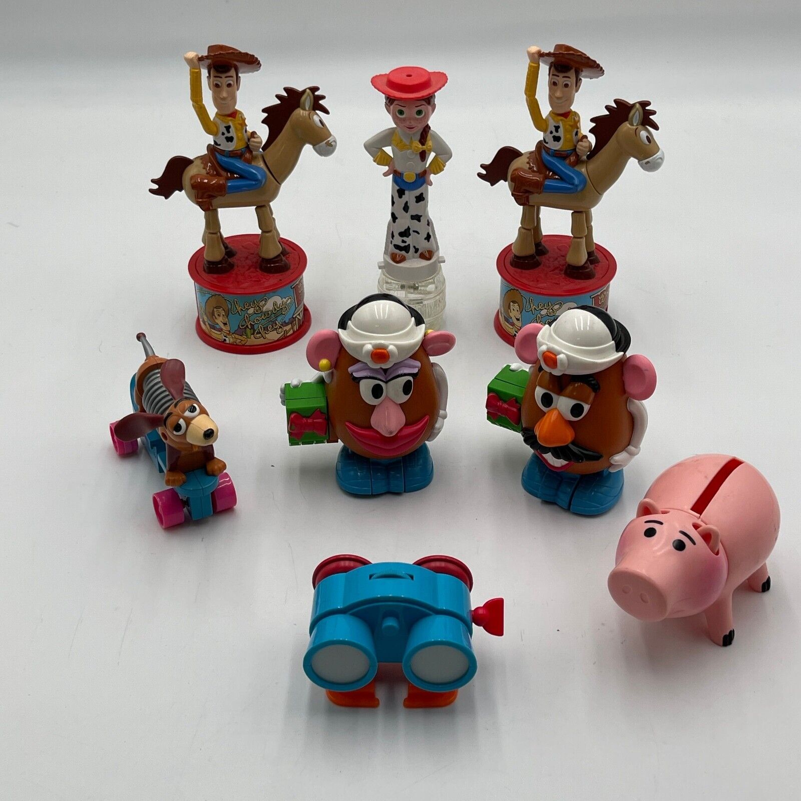 Lot of 8 Vintage McDonalds Disney Pixar Toy Story 2 Collectible Toys Rare